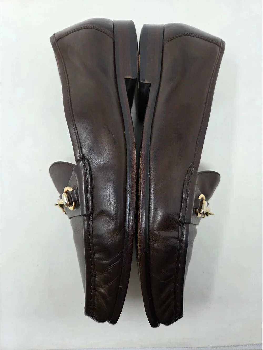 Cole Haan Mens Brown Leather Horsebit Loafers Size 9.5 M